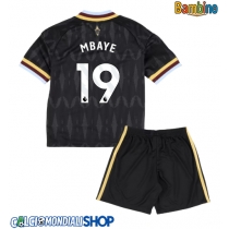 Maglie da calcio Aston Villa Ibrahim Mbaye #19 Seconda Maglia Bambino 2026-27 Manica Corta + Pantaloni corti)